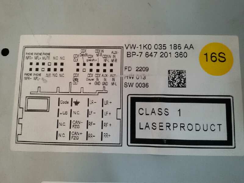 SISTEMA AUDIO / RADIO CD