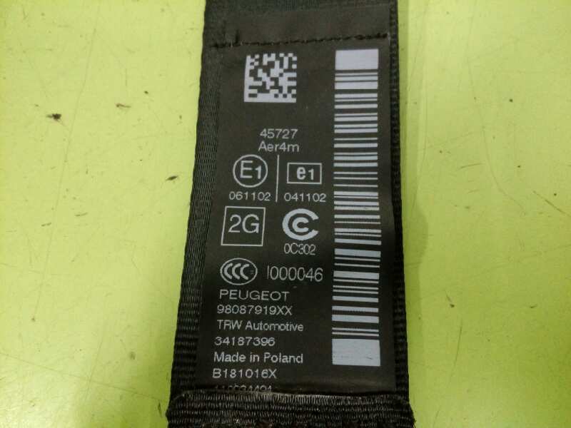 CINTURON SEGURIDAD TRASERO IZQUIERDO