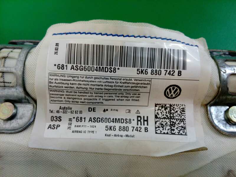 AIRBAG CORTINA DELANTERO DERECHO 