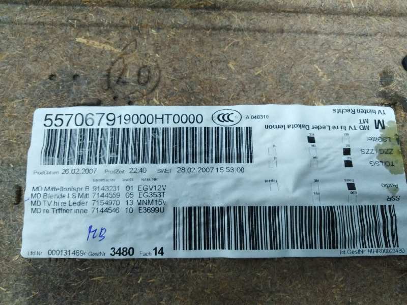 GUARNECIDO PUERTA TRASERA IZQUIERDA