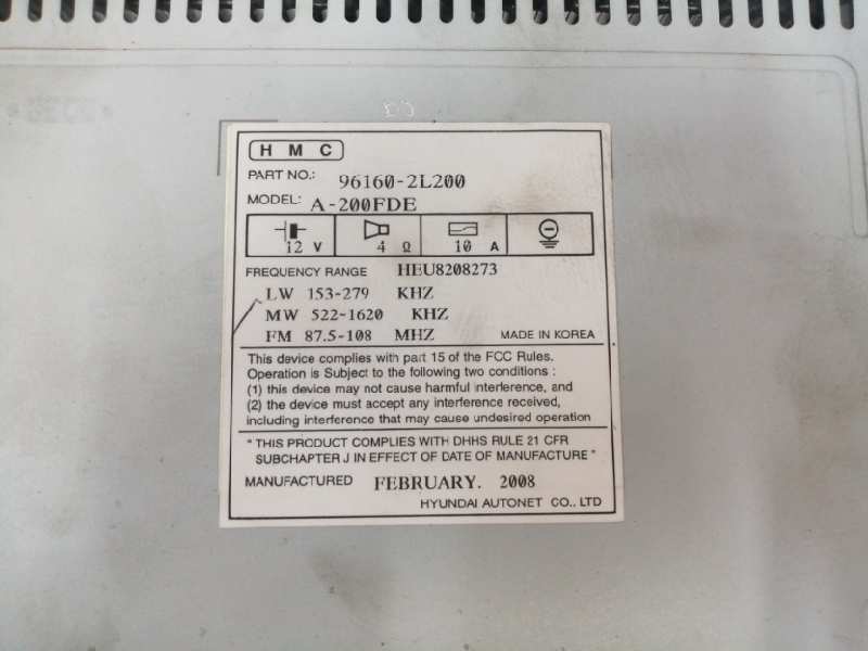 SISTEMA AUDIO / RADIO CD