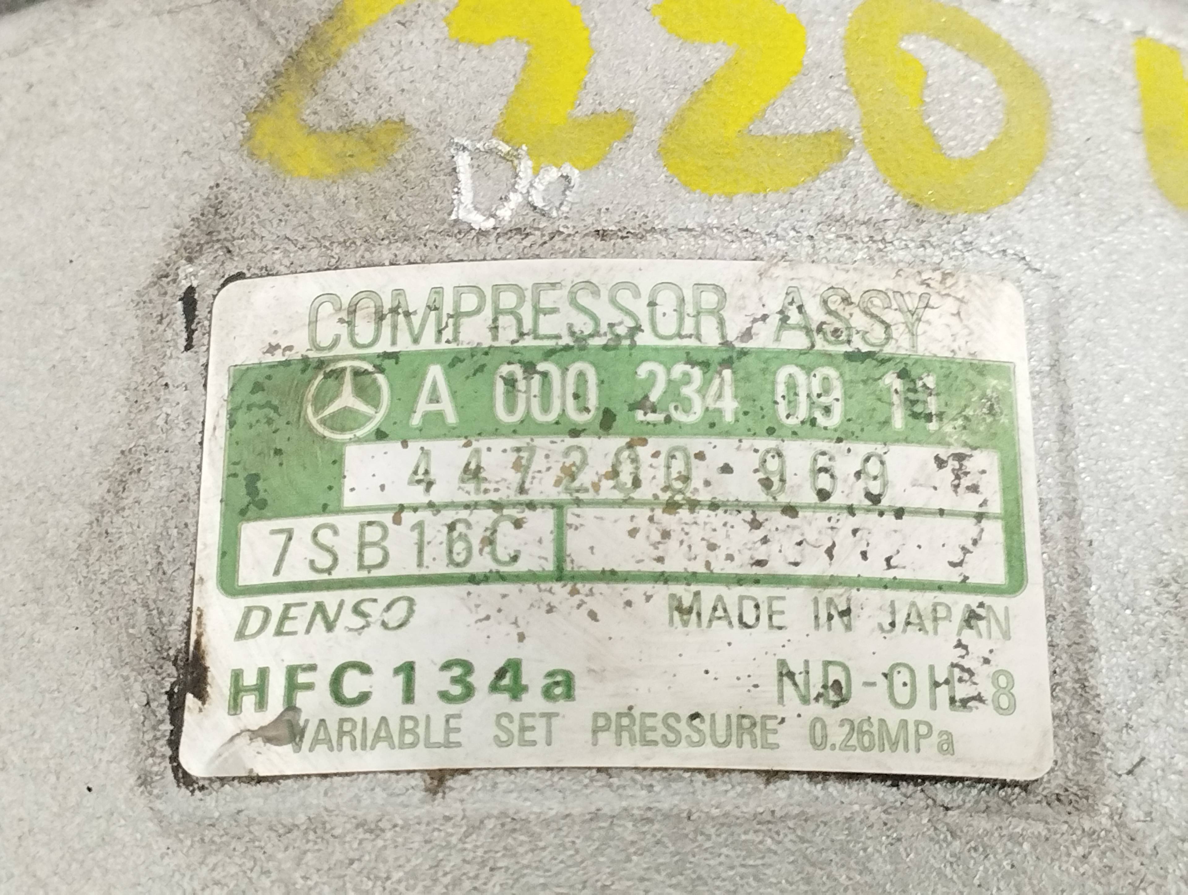 COMPRESOR AIRE ACONDICIONADO