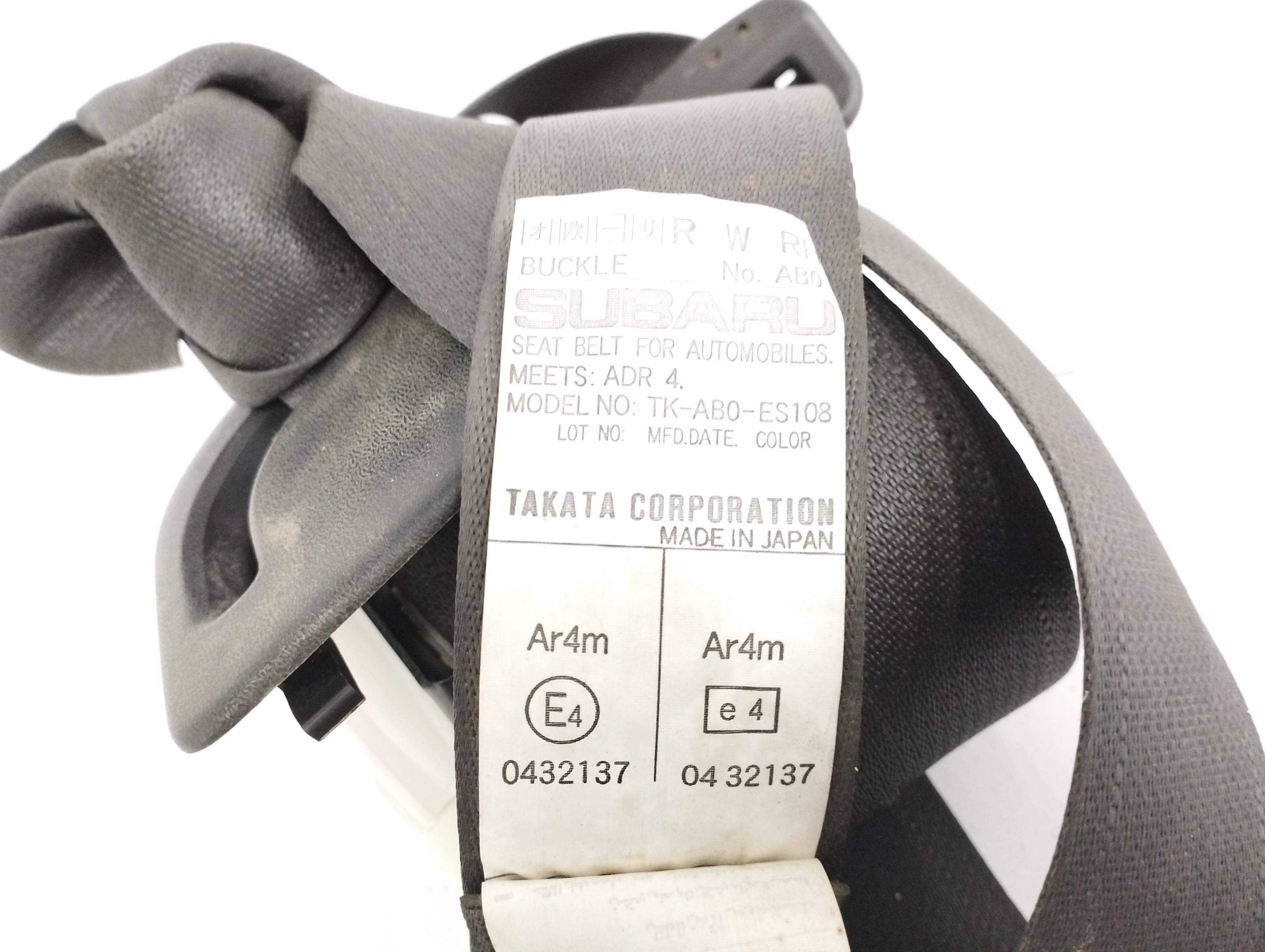 CINTURON SEGURIDAD TRASERO DERECHO