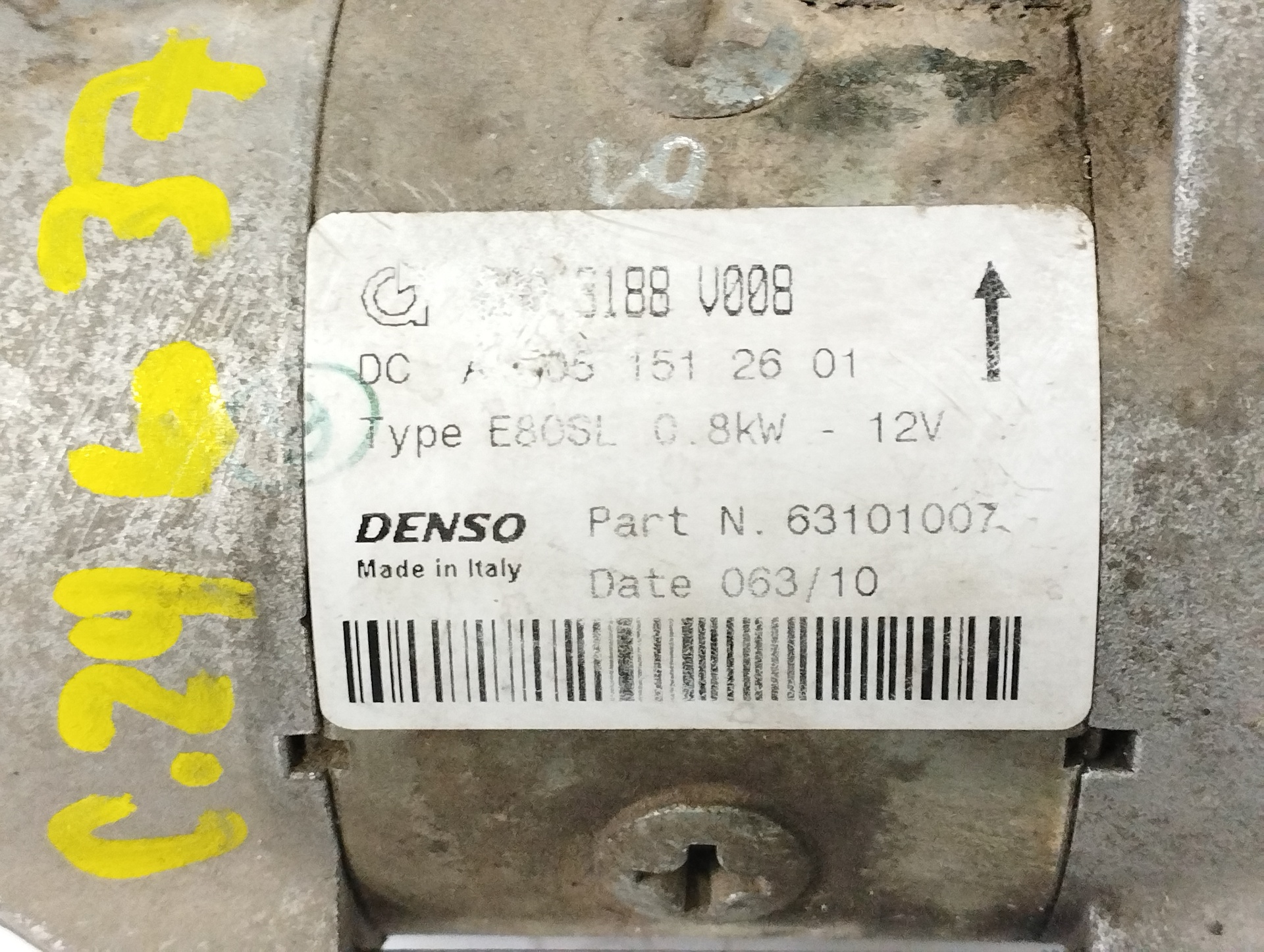 MOTOR ARRANQUE