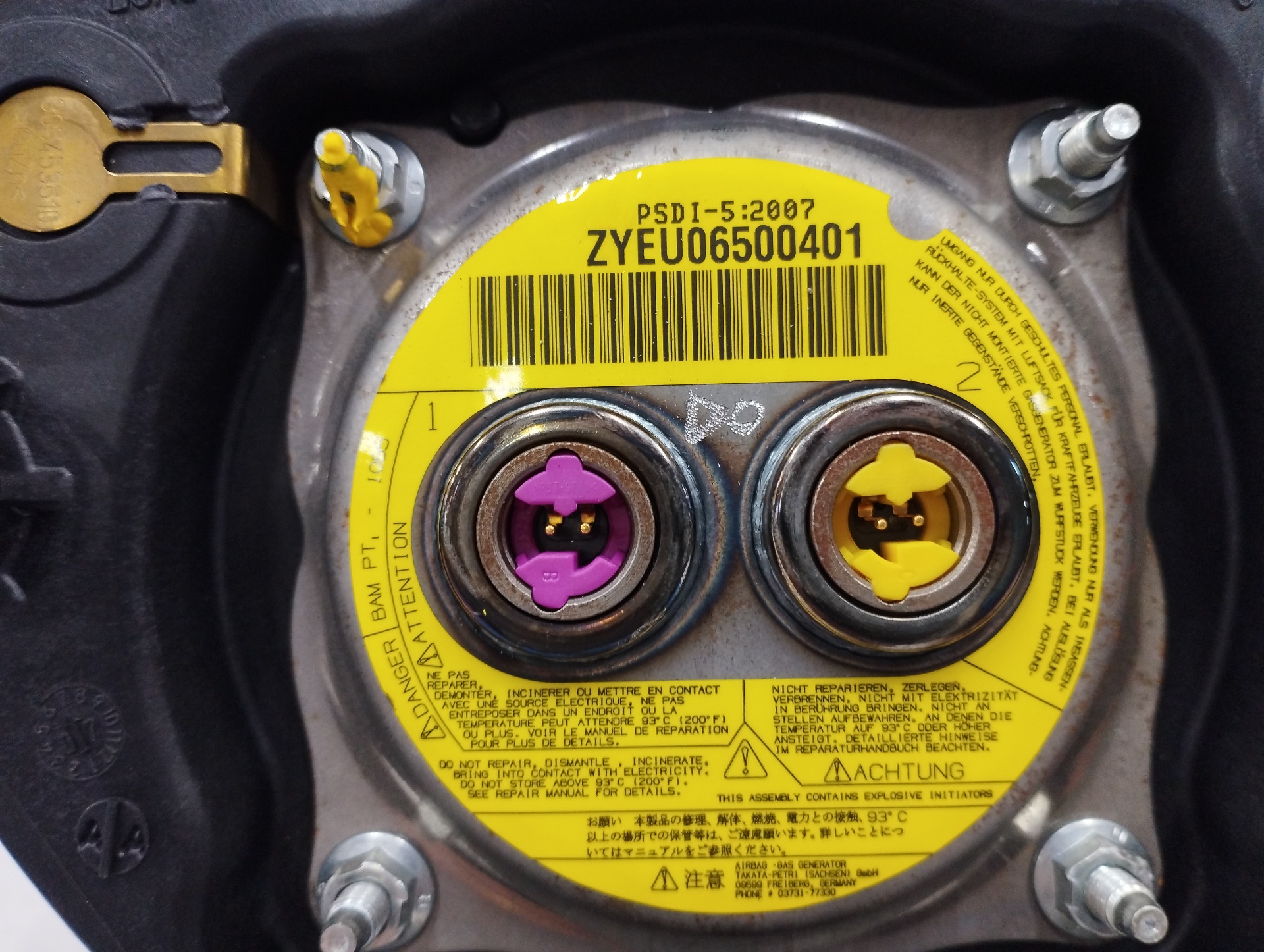 AIRBAG DELANTERO IZQUIERDO
