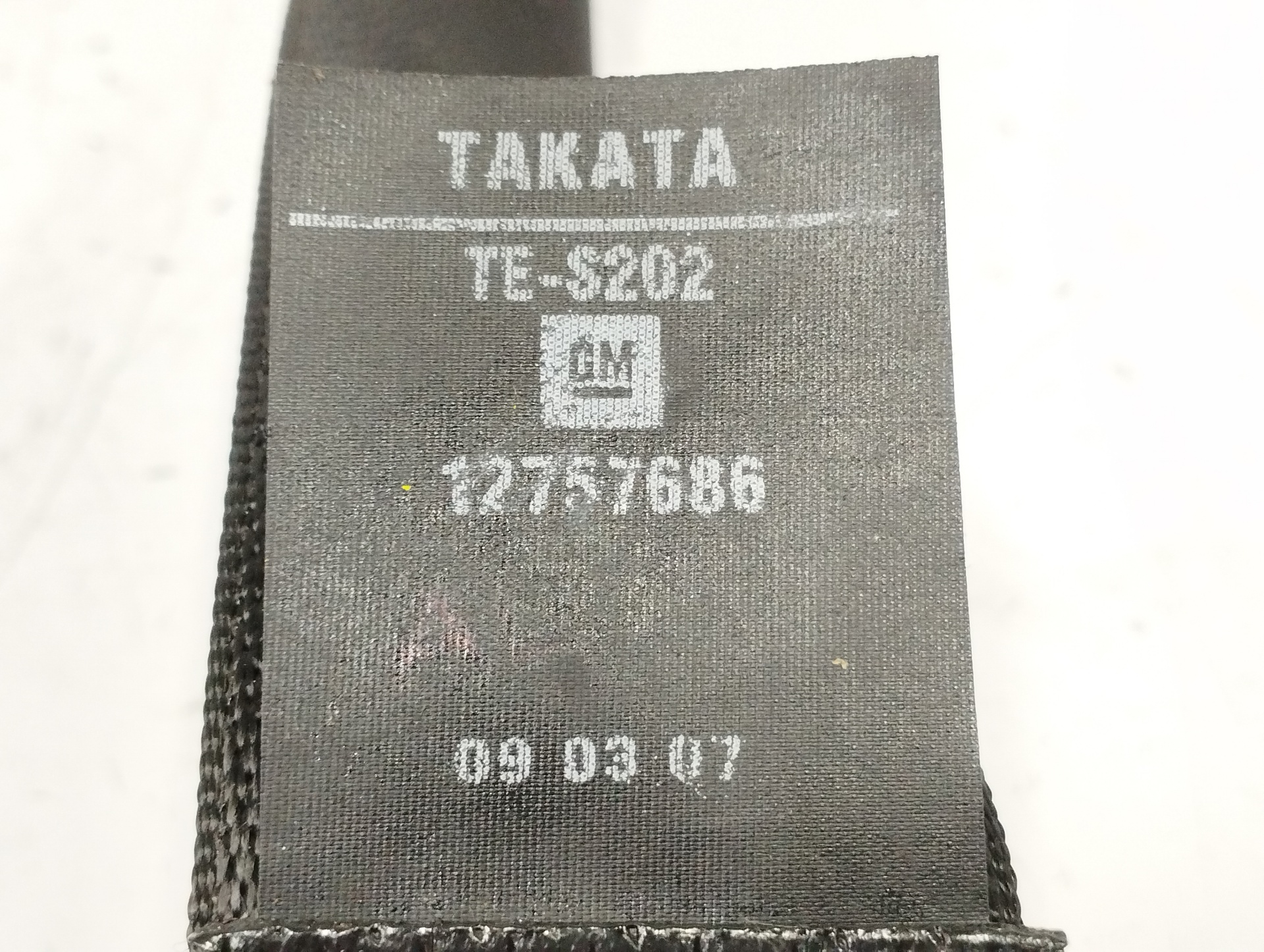 CINTURON SEGURIDAD TRASERO IZQUIERDO