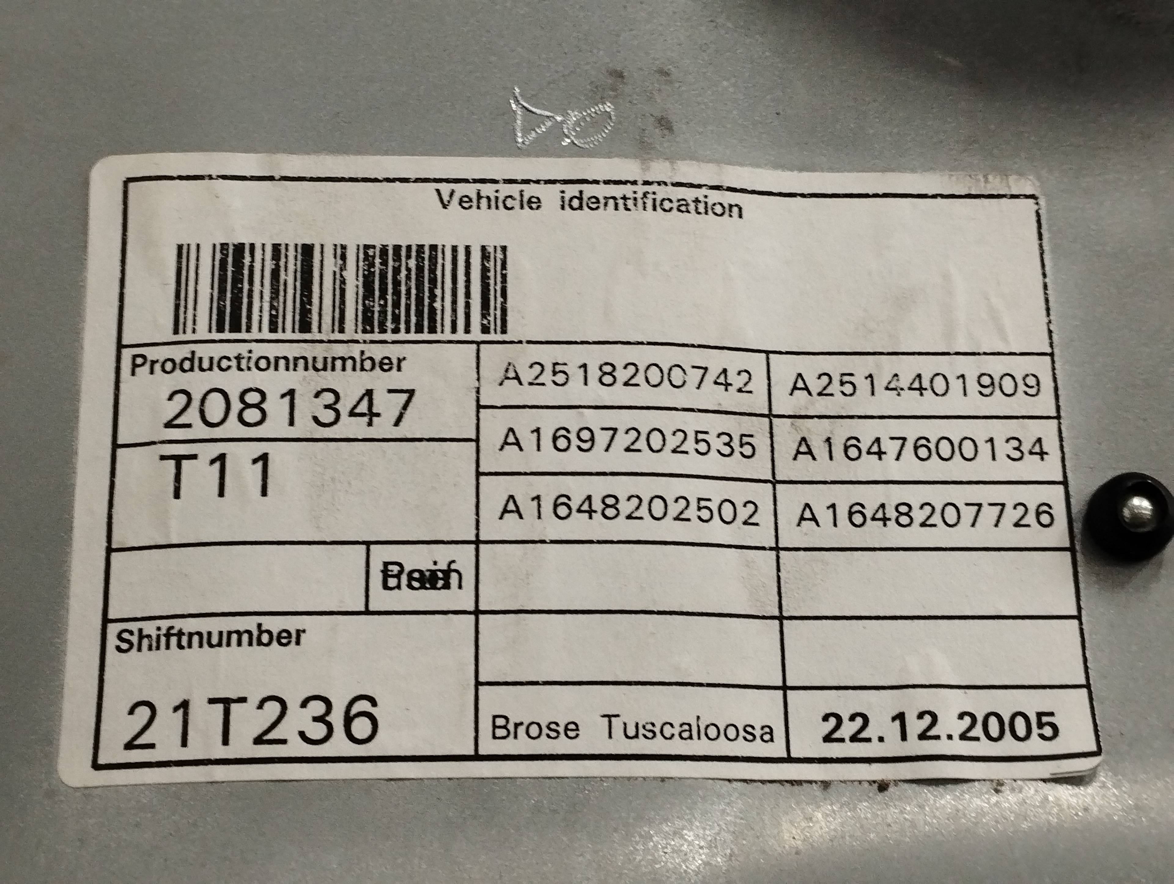 ELEVALUNAS DELANTERO IZQUIERDO
