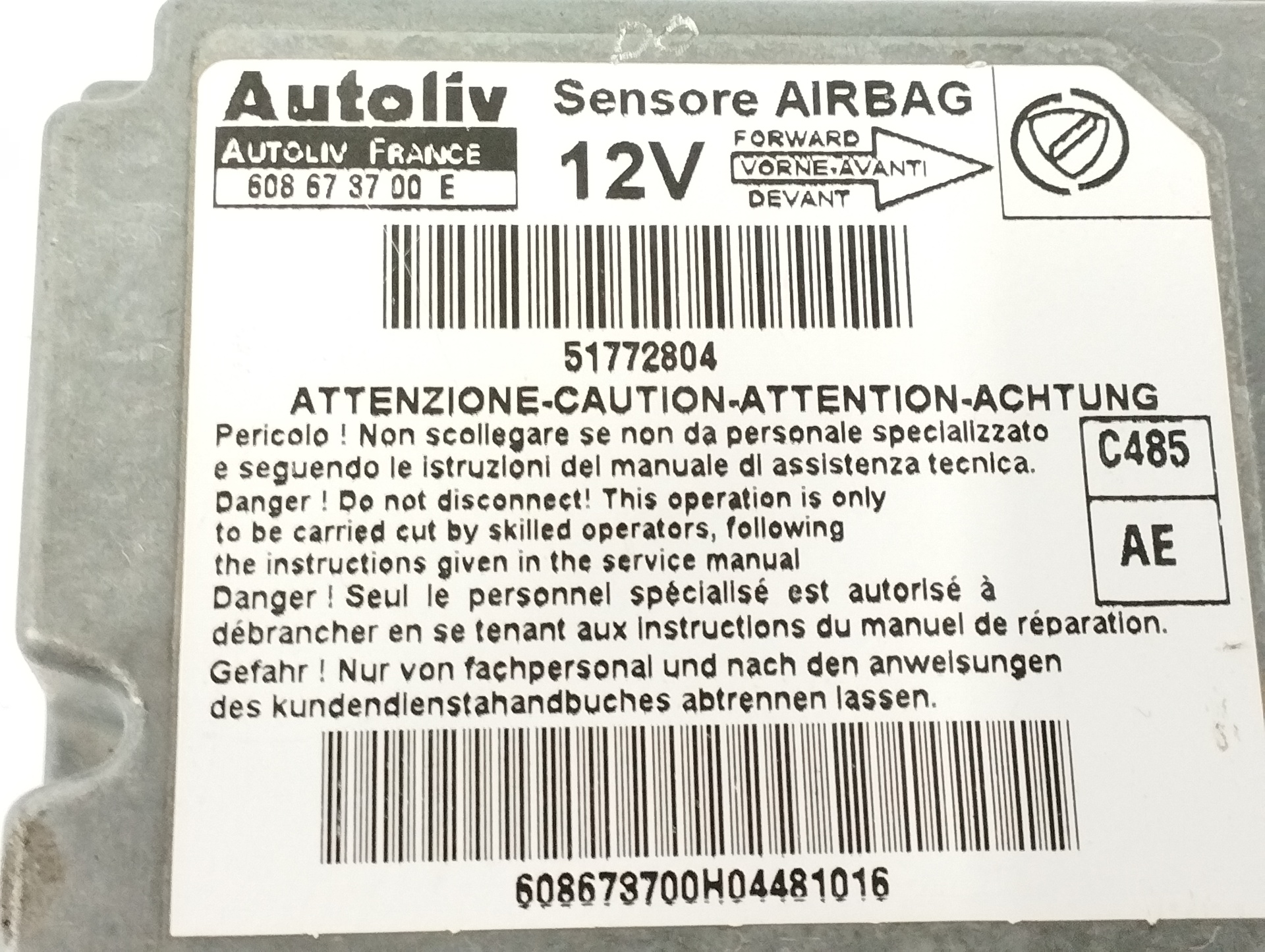 CENTRALITA AIRBAG