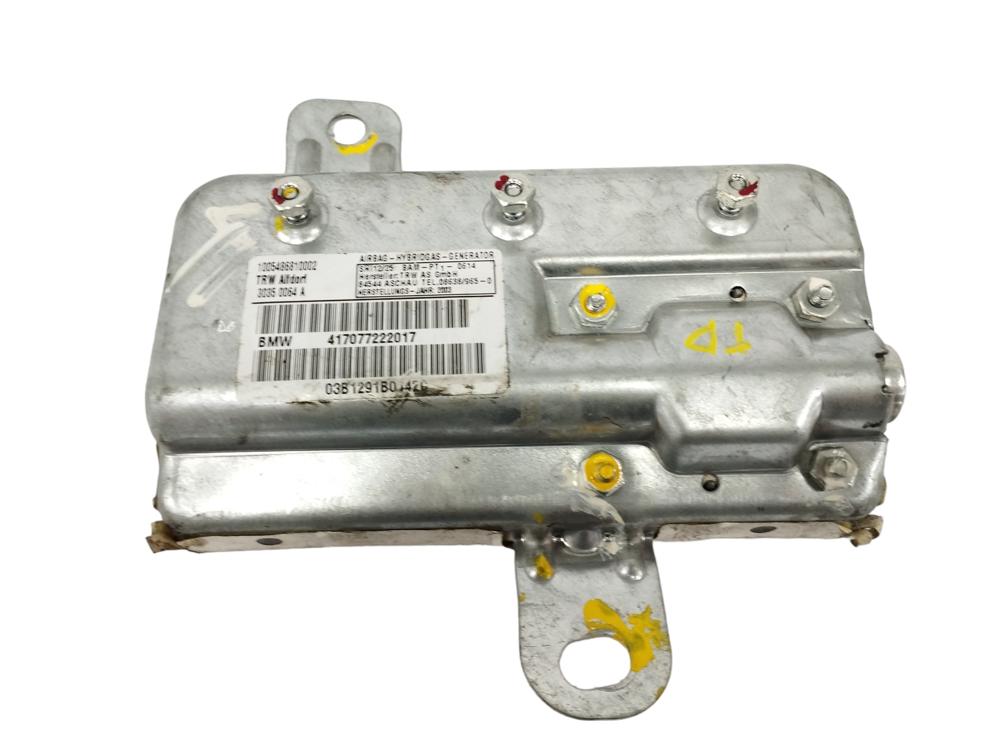 AIRBAG LATERAL TRASERO DERECHO