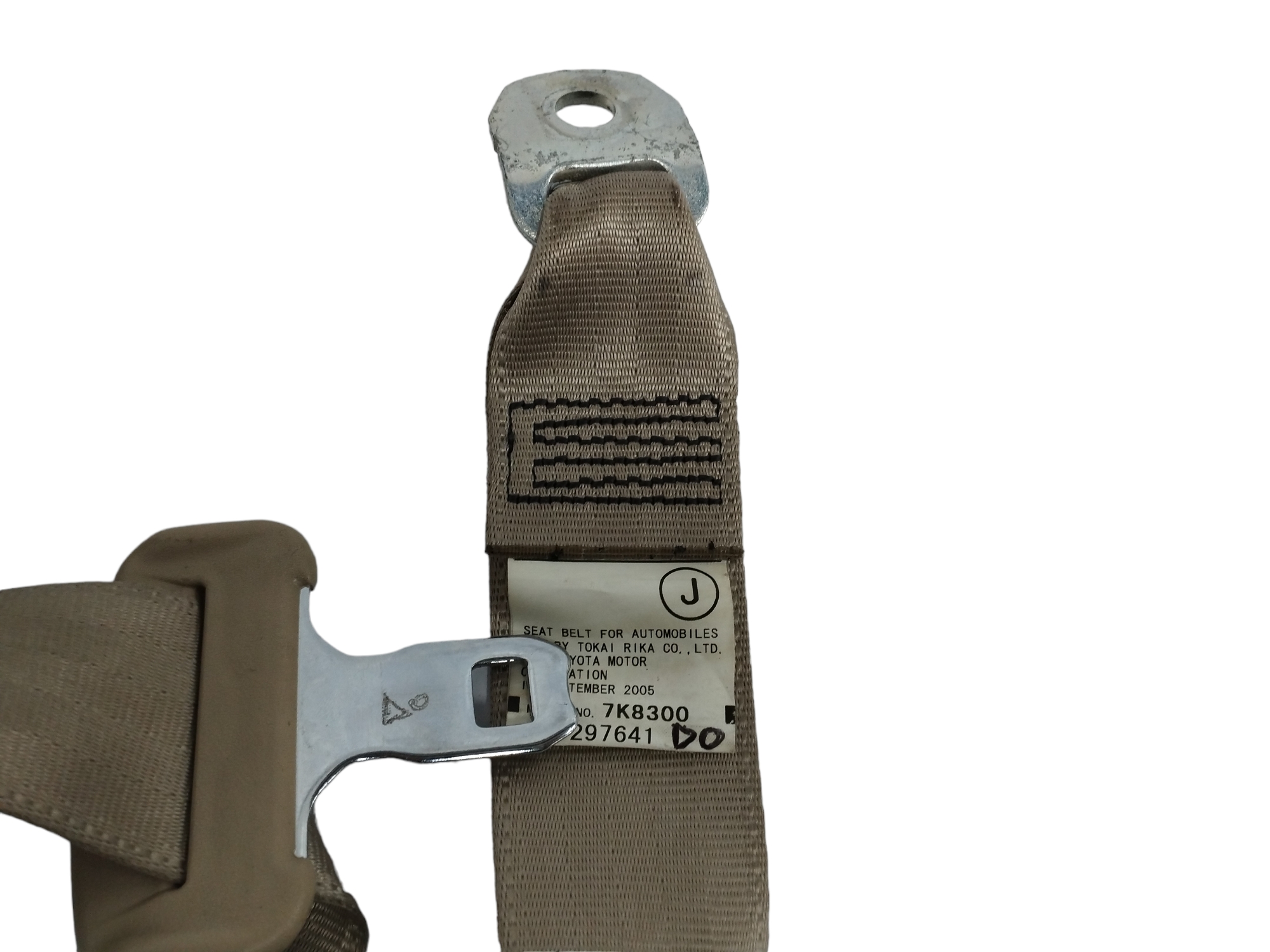 CINTURON SEGURIDAD TRASERO IZQUIERDO