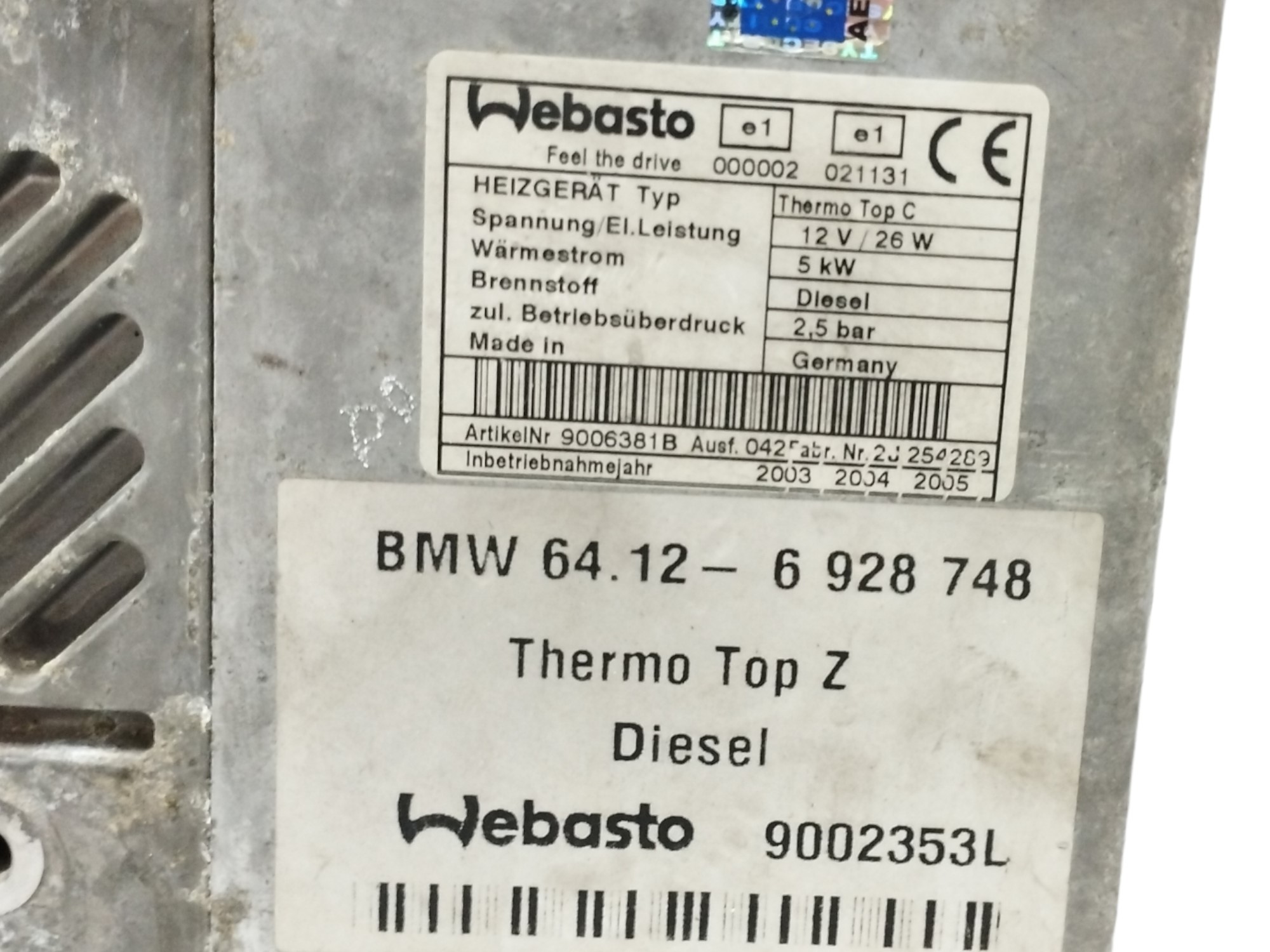 MOTOR CALEFACCION