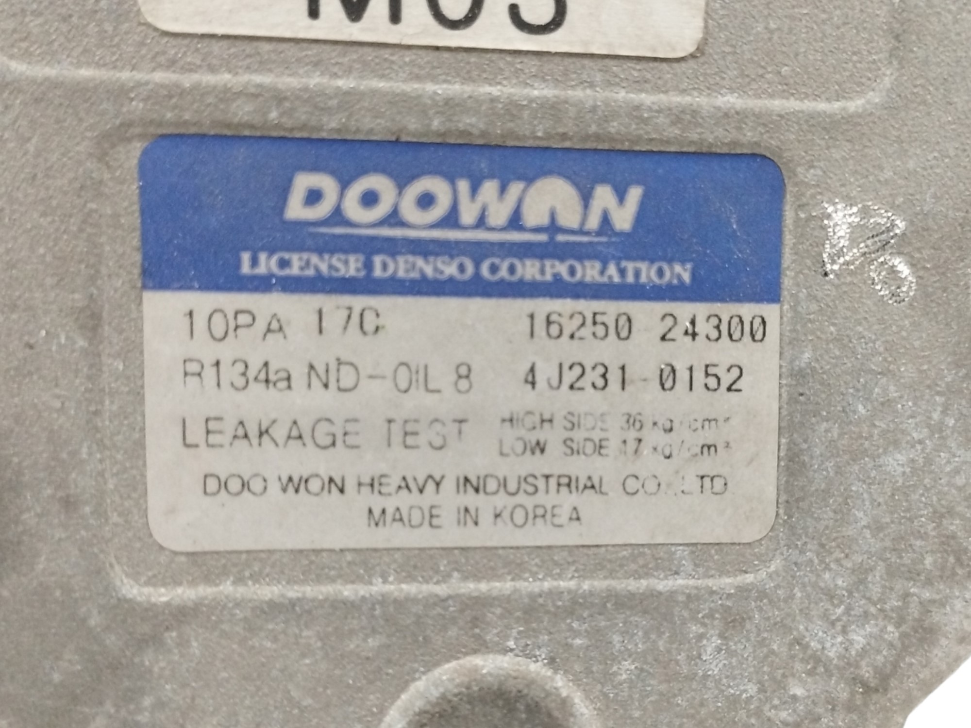 COMPRESOR AIRE ACONDICIONADO