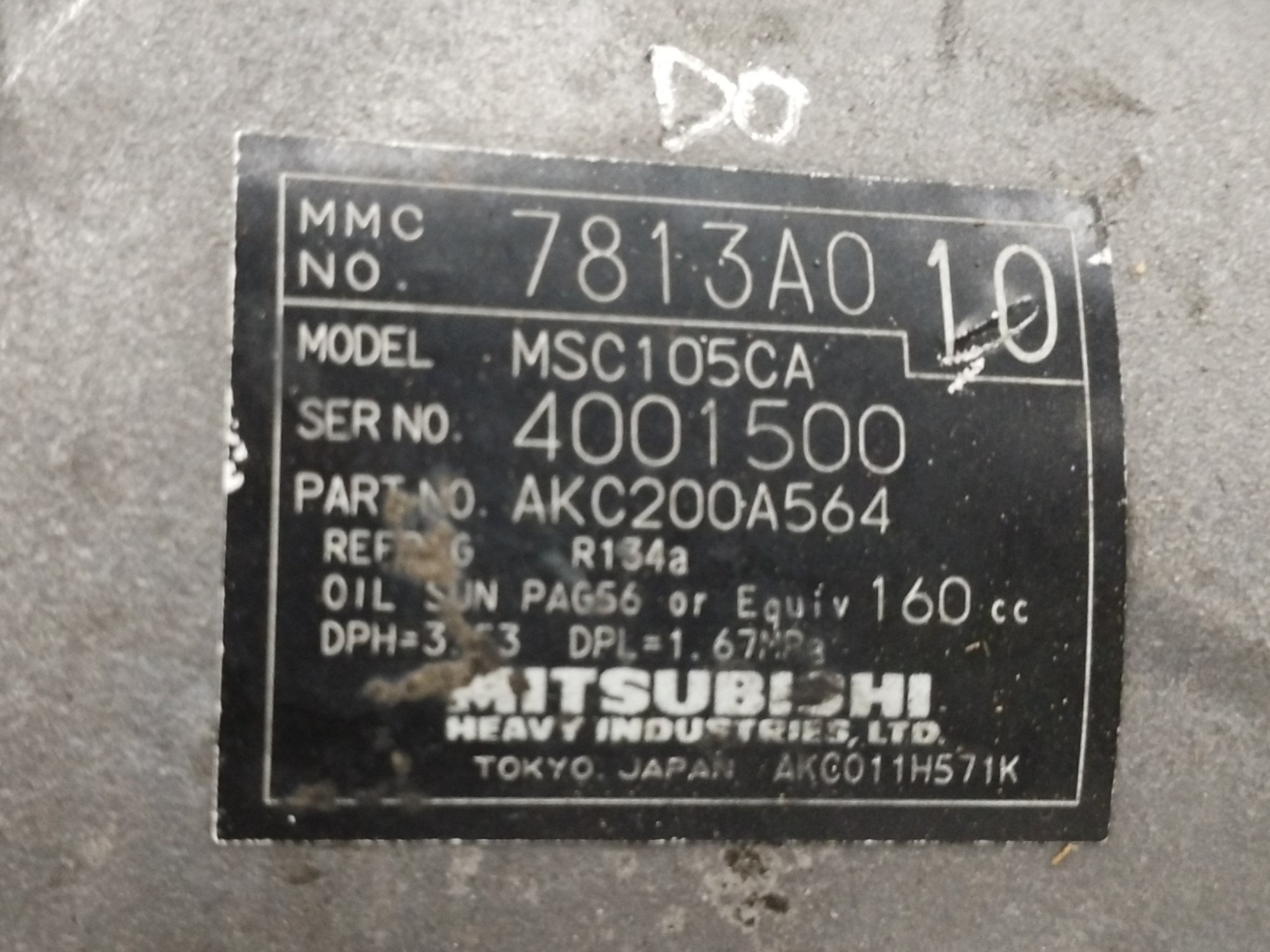 COMPRESOR AIRE ACONDICIONADO