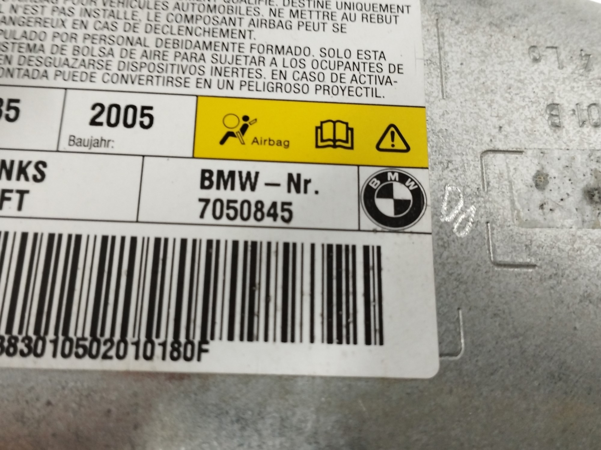 AIRBAG LATERAL DELANTERO IZQUIERDO