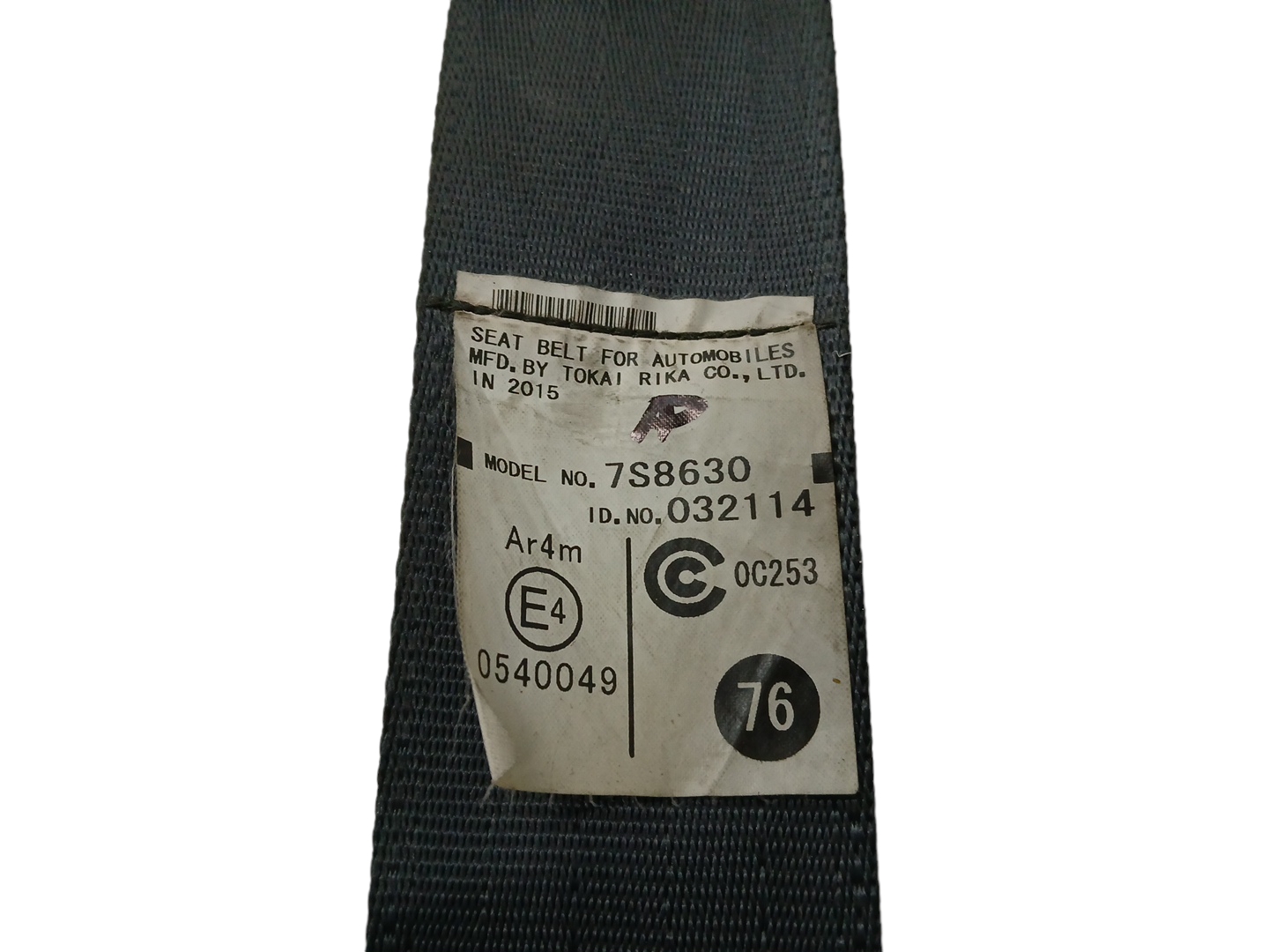 CINTURON SEGURIDAD TRASERO IZQUIERDO