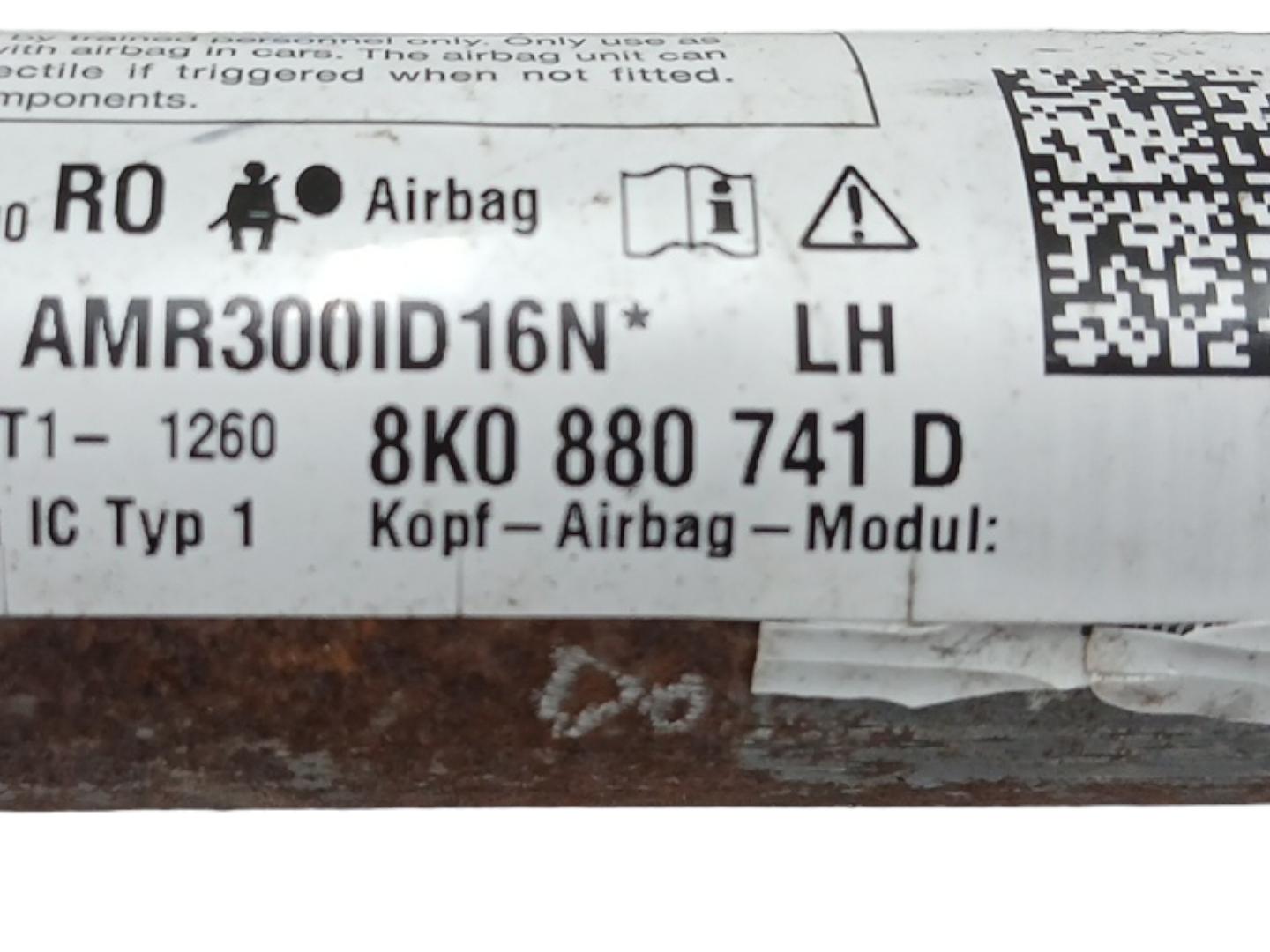AIRBAG CORTINA DELANTERO IZQUIERDO