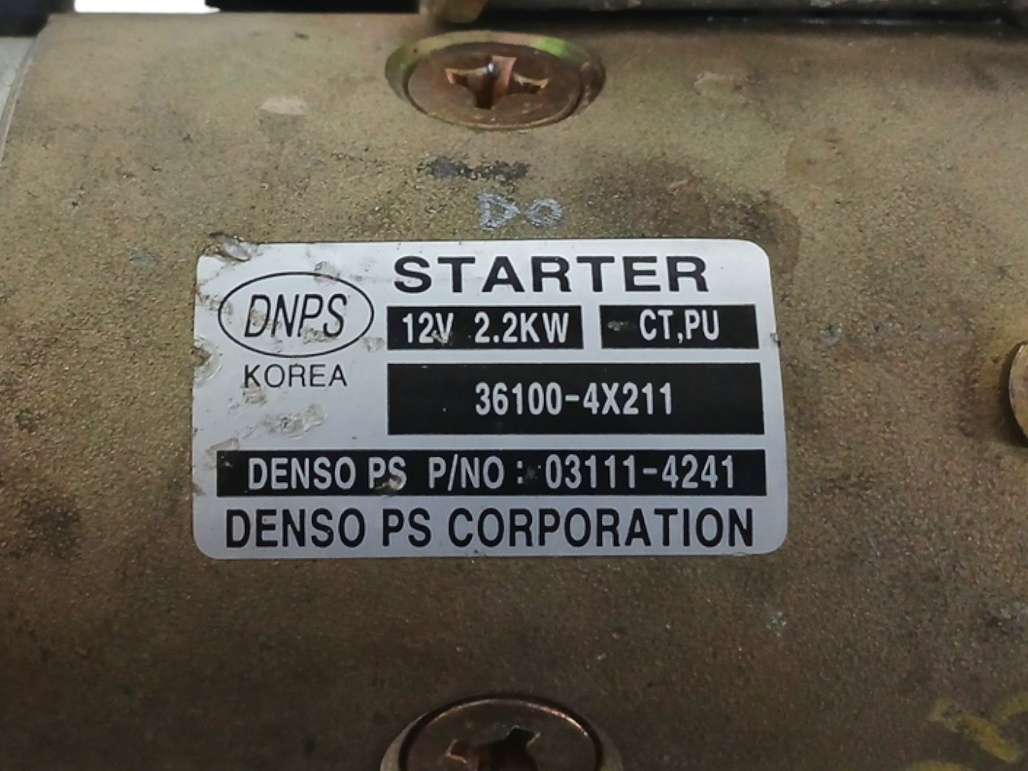 MOTOR ARRANQUE