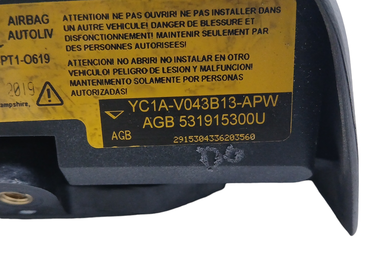 AIRBAG DELANTERO IZQUIERDO