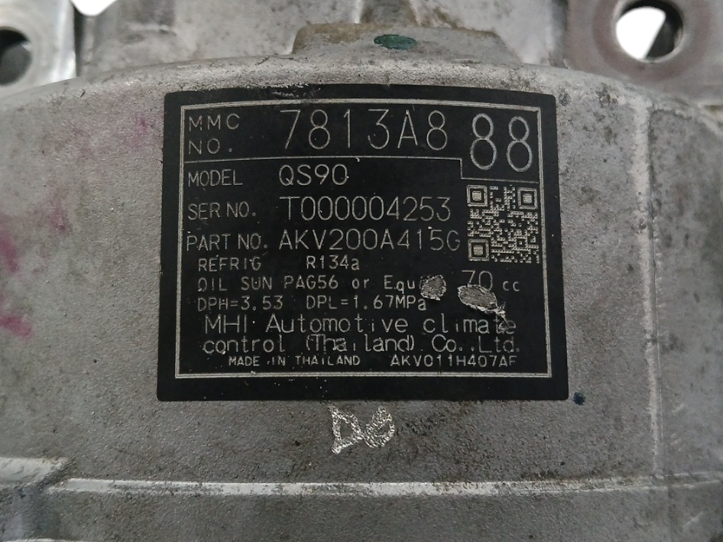 COMPRESOR AIRE ACONDICIONADO