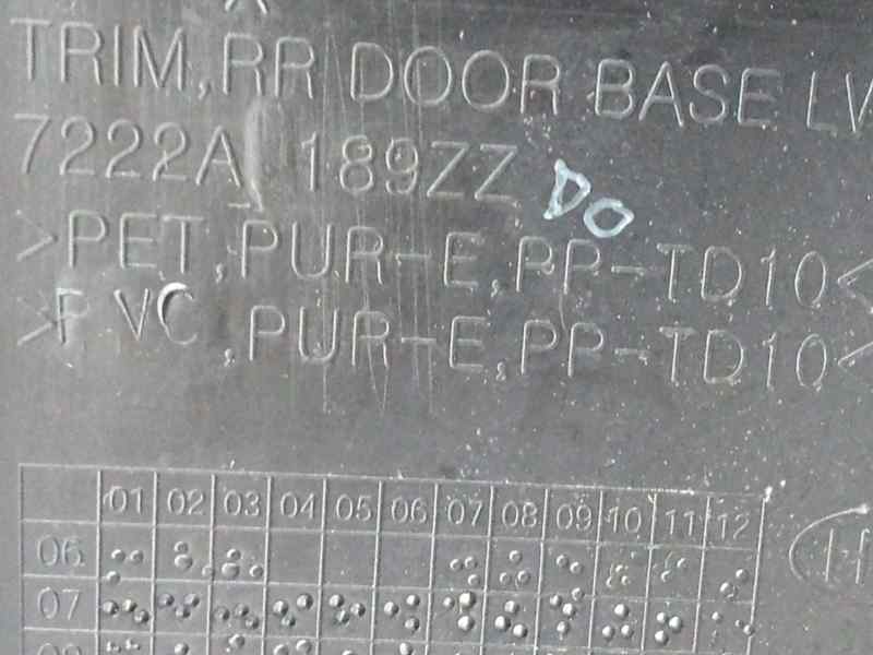GUARNECIDO PUERTA TRASERA IZQUIERDA