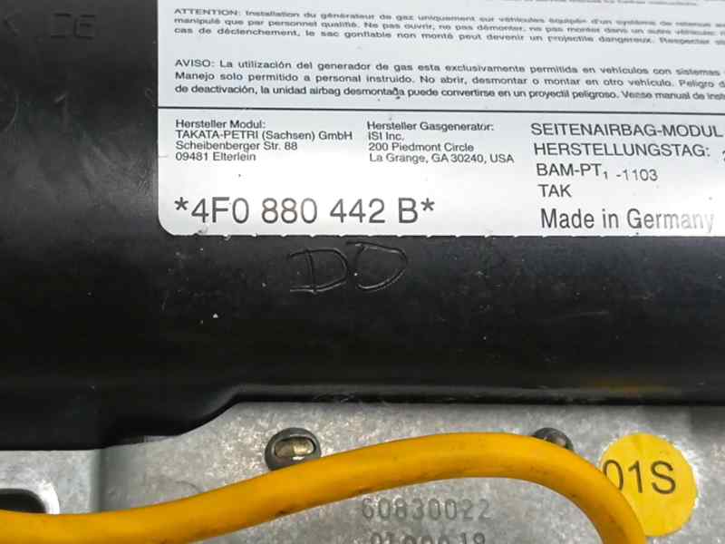 AIRBAG LATERAL TRASERO DERECHO
