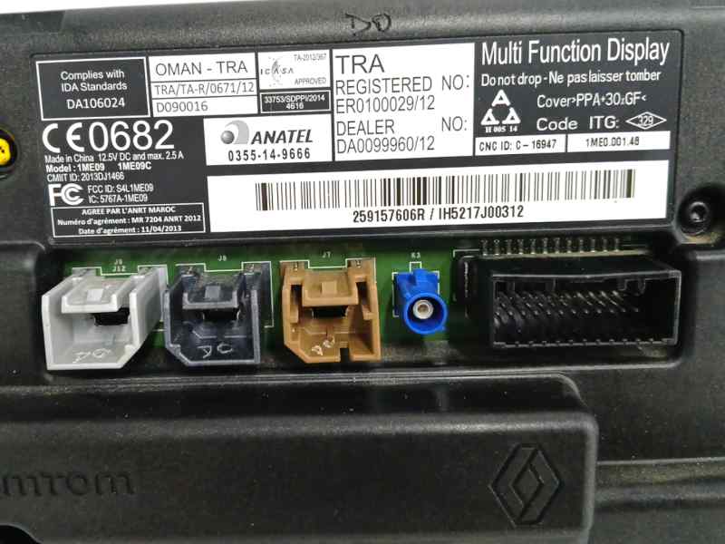 PANTALLA MULTIFUNCION