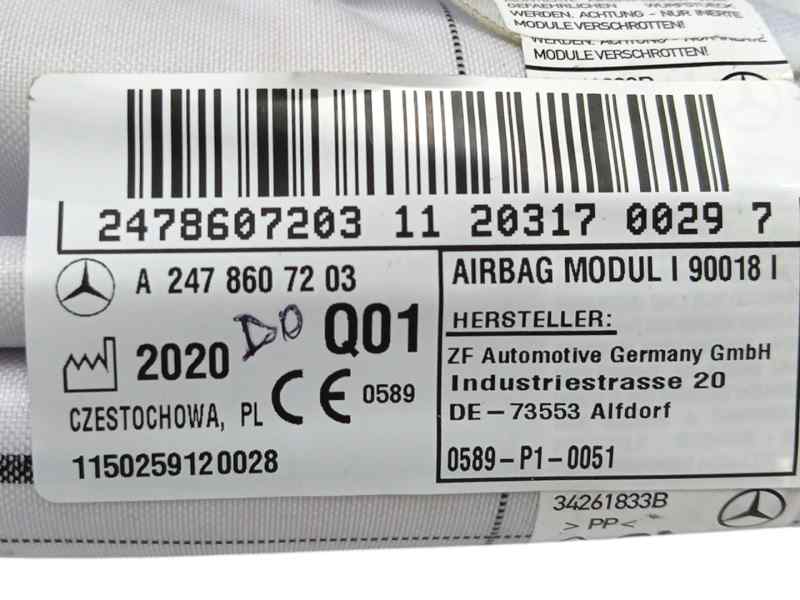 AIRBAG CORTINA DELANTERO DERECHO 