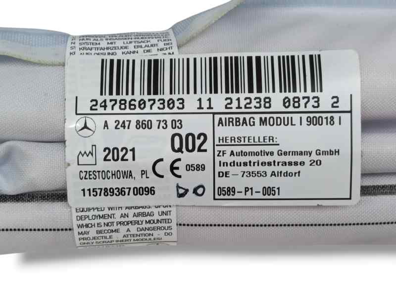 AIRBAG CORTINA DELANTERO IZQUIERDO