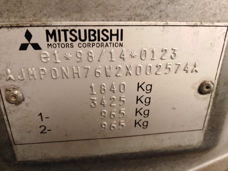 MITSUBISHI MONTERO PININ (H60/H70) 1999