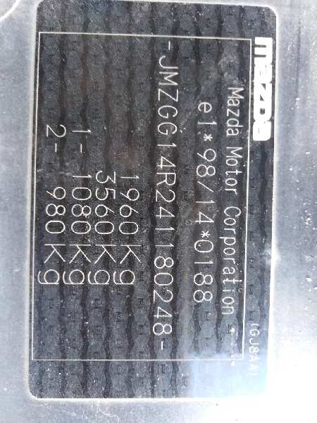 MAZDA 6 BERLINA (GG) 2002
