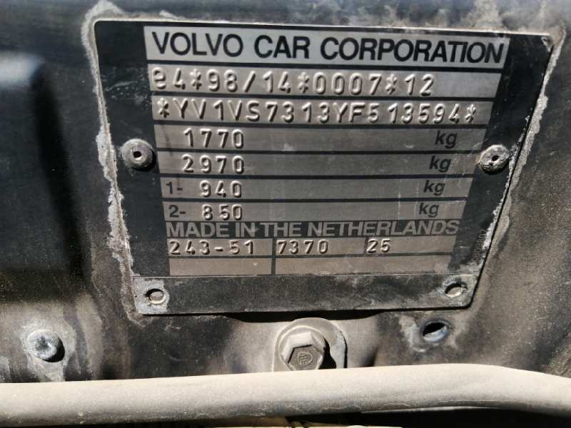 VOLVO S40 BERLINA 1995