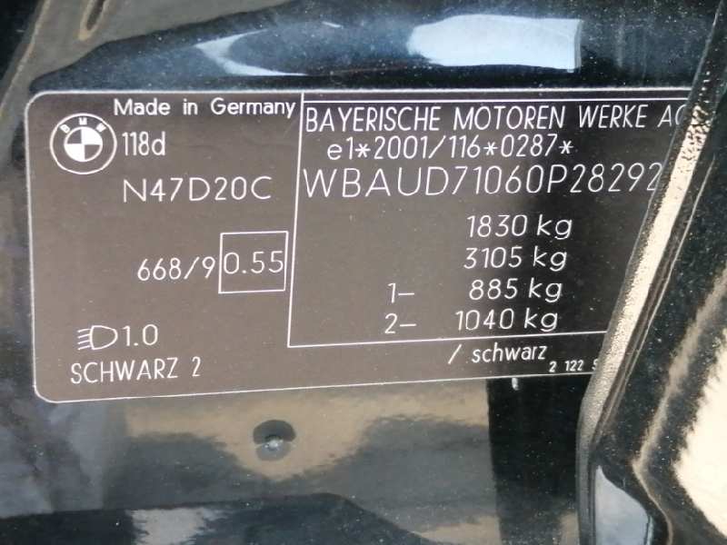 BMW SERIE 1 BERLINA (E81/E87) 2004
