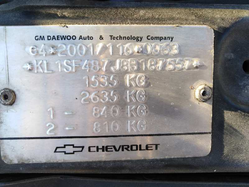 CHEVROLET KALOS 2005