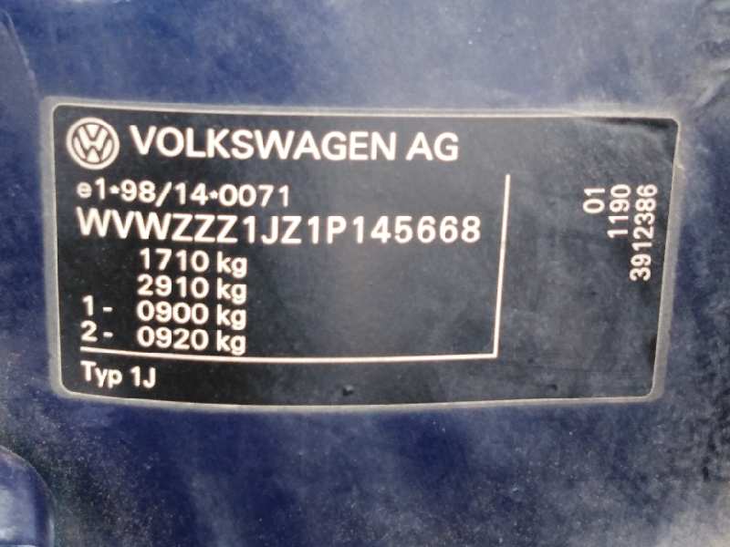 VOLKSWAGEN GOLF IV BERLINA (1J1) 1997