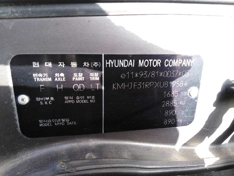 HYUNDAI LANTRA BERLINA (RD) 1998