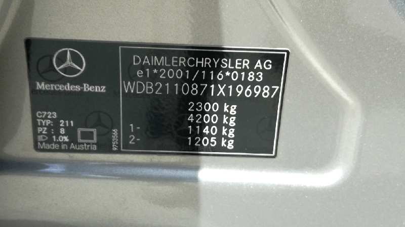 MERCEDES CLASE E (W211) BERLINA 2002