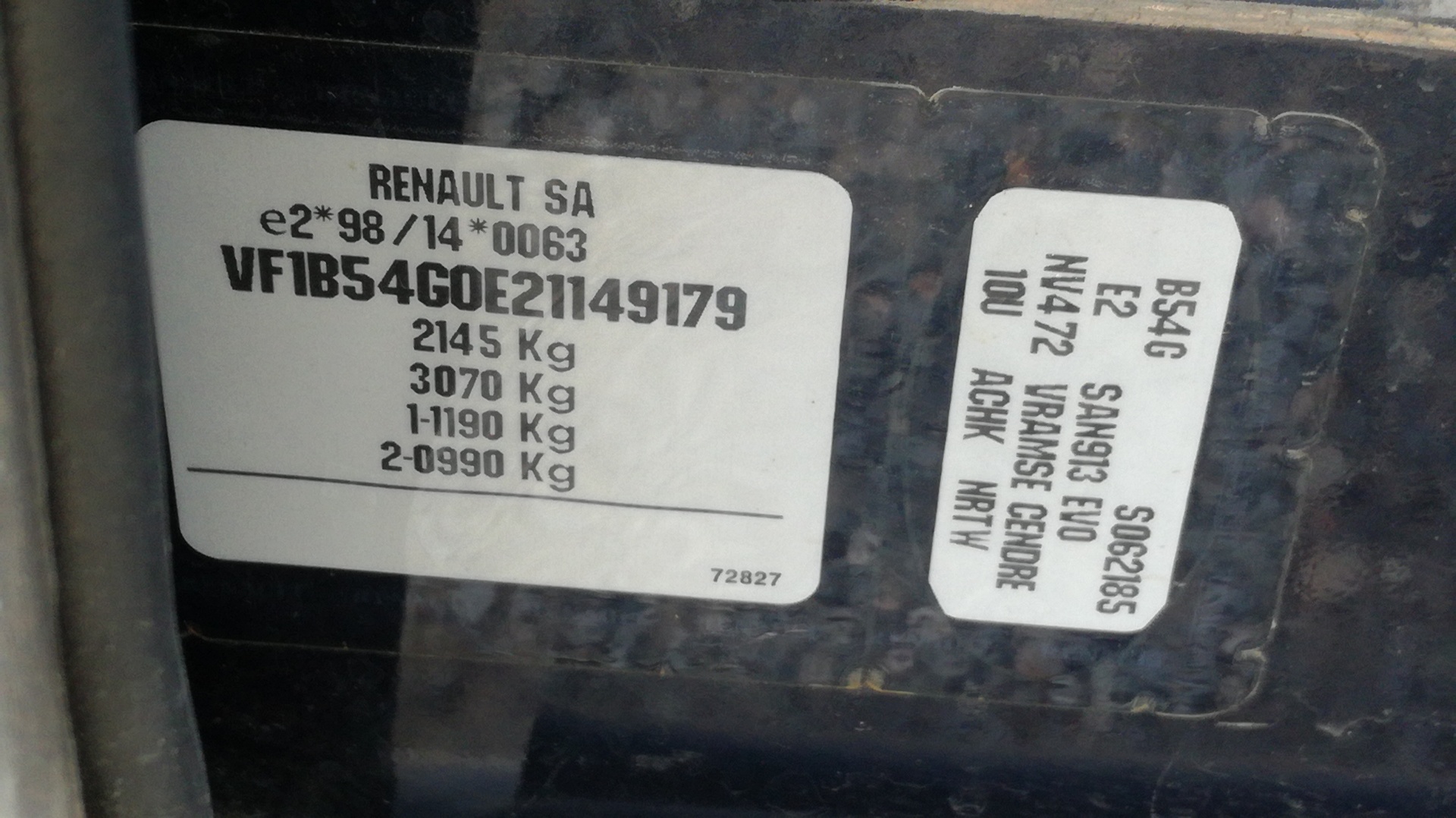 RENAULT SAFRANE (B54) 1996